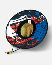 Load image into Gallery viewer, Youth Freedom Straw Hat - Red, White and Blue