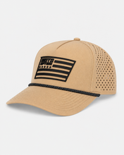 Load image into Gallery viewer, Moto Flag Performance Rope Hat - Tan