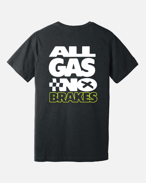 Mens All Gas No Brakes - Black Heather