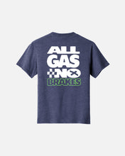 Load image into Gallery viewer, Youth All Gas No Brakes - Heather Navy