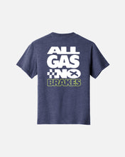 Load image into Gallery viewer, Youth All Gas No Brakes - Heather Navy
