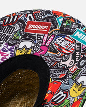 Load image into Gallery viewer, Straw Hat - Sticker Bomb