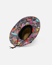Load image into Gallery viewer, Straw Hat - Sticker Bomb