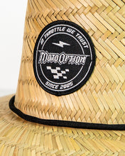 Load image into Gallery viewer, Checkerz Straw Hat - Black and White