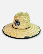 Load image into Gallery viewer, Youth Checkerz Straw Hat - Black and White