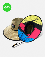 Load image into Gallery viewer, YOUTH CMYK STRAW HAT
