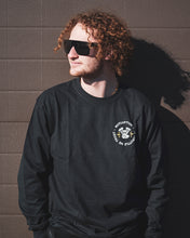 Load image into Gallery viewer, Mens Electric Block Long Sleeve Tee - Black