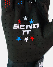 Load image into Gallery viewer, Elite E1 Stars and Stripes Riding Glove - Red, White and Blue