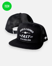 Load image into Gallery viewer, Teen Fast Feeling Hat - Black
