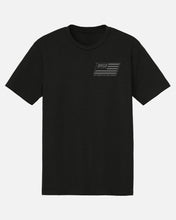 Load image into Gallery viewer, Mens Moto Flag Tee - Black
