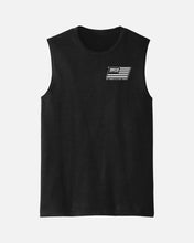 Load image into Gallery viewer, Mens Moto Flag Sleeveless - Black