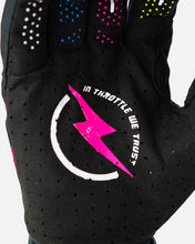 Load image into Gallery viewer, Elite E1 Bolt Riding Glove - Blue and Black