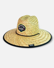 Load image into Gallery viewer, Youth Neon Bolt Straw Hat - Pink, Green and Blue