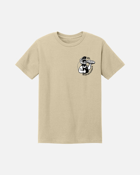 Youth Pit for Pizza Tee - Sand