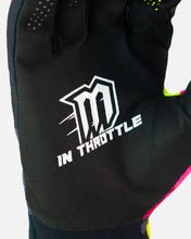 Load image into Gallery viewer, S5 Neon Fracture Riding Glove - Yellow and Pink