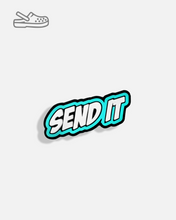 Load image into Gallery viewer, Shoe Charm - Send It Blue