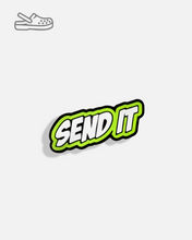 Load image into Gallery viewer, Shoe Charm - Send It Green