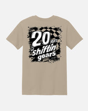 Load image into Gallery viewer, Mens 20 Years Shiftin' Gears Tee - Tan
