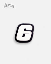 Load image into Gallery viewer, Shoe Charm - Number 6
