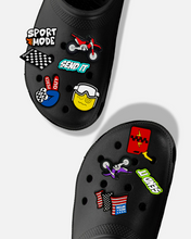 Load image into Gallery viewer, Shoe Charm - Moto flag
