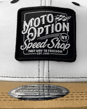 Load image into Gallery viewer, Fast Way to Freedom Hat - Tan and Black