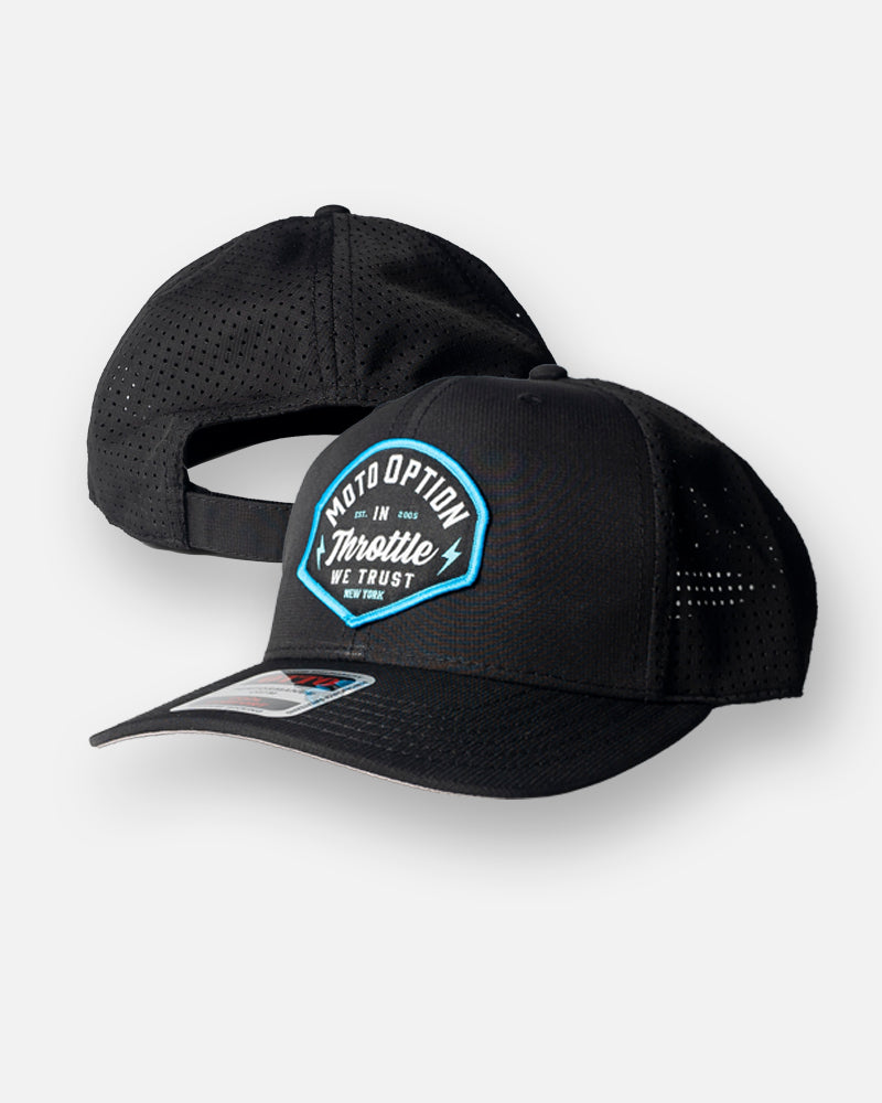 Stunner Cool Performance Hat - Black – MotoOption