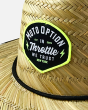 Load image into Gallery viewer, Aloha Straw Hat - Green, Red and Black