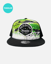 Load image into Gallery viewer, Toddler Arctic Stunner Hat - Green and Black