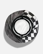 Load image into Gallery viewer, Stacked Checkers Bucket Hat - Gray