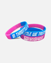 Load image into Gallery viewer, IN THROTTLE WE TRUST WRISTBANDS