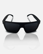 Load image into Gallery viewer, Matte black sunglasses with hidden frame
