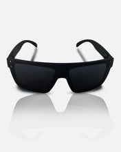 Load image into Gallery viewer, Matte black sunglasses with hidden frame