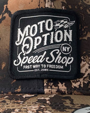 Load image into Gallery viewer, Fast Way to Freedom Trucker Hat - Wideland Camo