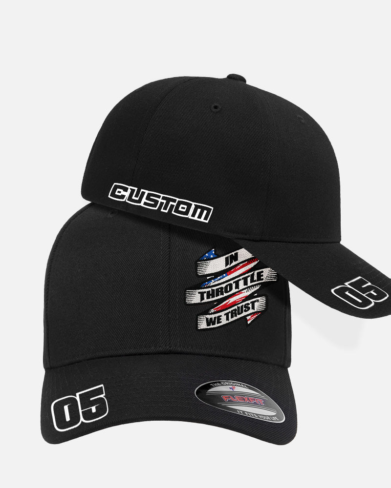 BANNER PERSONALIZED FLEXFIT HAT MotoOption