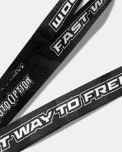 Load image into Gallery viewer, FAST WAY TO FREEDOM BLACK CAMO LANYARD
