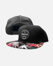 Load image into Gallery viewer, mechanic flatbrim trucker hat hawaiian aloha snapback