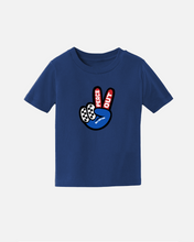Load image into Gallery viewer, MotoOption Peace out toddler tee
