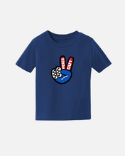 Load image into Gallery viewer, MotoOption Peace out toddler tee