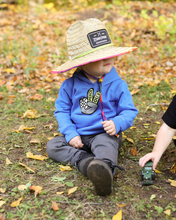Load image into Gallery viewer, Toddler Peace Out Hoodies - Blue