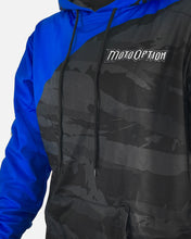 Load image into Gallery viewer, Mens Contrast Camo Premium Hoodie - Blue