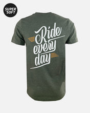 Load image into Gallery viewer, MENS RIDE EVERY DAY - MILITARY GREEN
