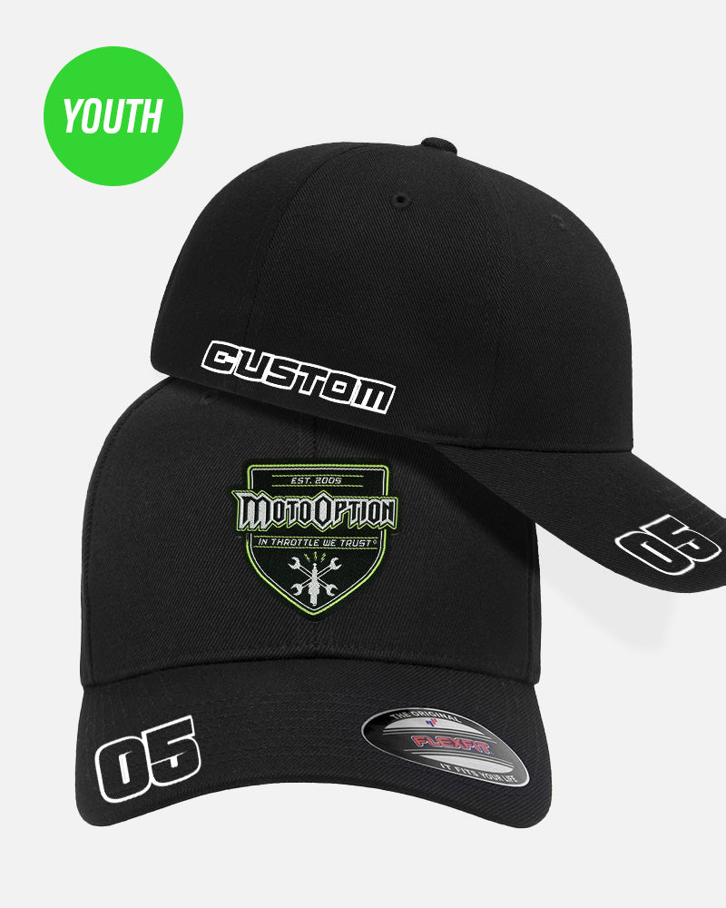 YOUTH NEON SPARK PERSONALIZED FLEXFIT HAT