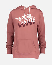 Load image into Gallery viewer, WOMENS SPEED AND STYLE HOODIE - DUSTY ROSE

