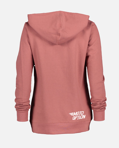 WOMENS SPEED AND STYLE HOODIE - DUSTY ROSE