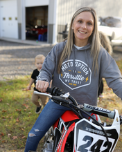 Load image into Gallery viewer, Womens Stunner Crop Hoodie - Gray