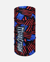 Load image into Gallery viewer, Wave the Flag Neck Gaiter - Red, Blue and Black