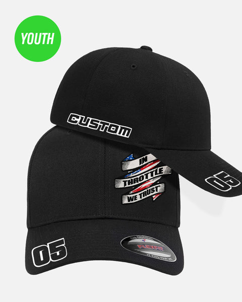 YOUTH BANNER PERSONALIZED FLEXFIT HAT