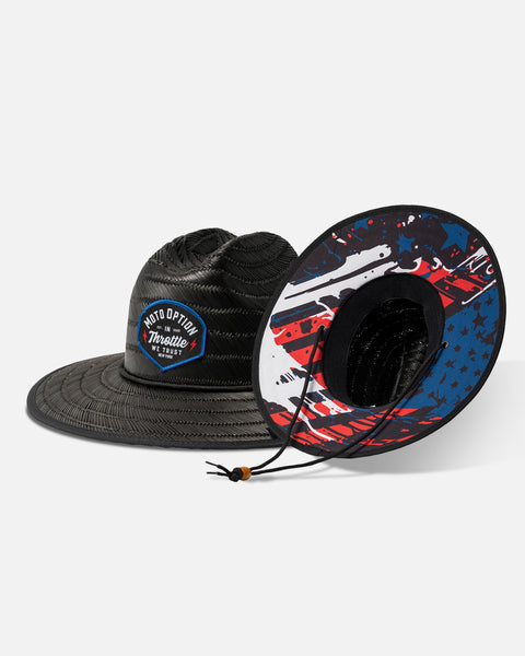 Blackout Edition Straw Hat - Freedom