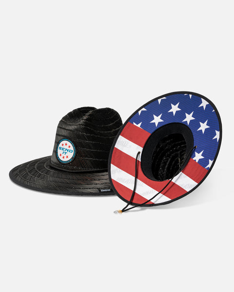 Blackout Edition Straw Hat - Send It RWB