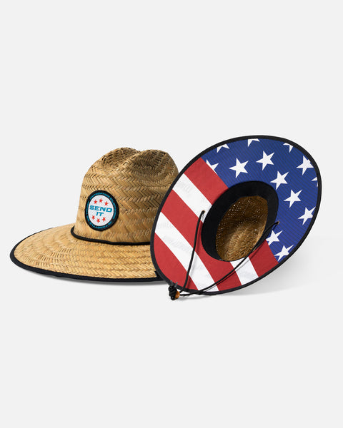 Straw Hat - Send It RWB